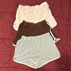 SHEIN Women's Athletic Shorts - Pink, Brown, Gray